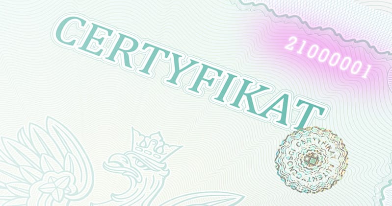 Personalizacja certyfikatów z hologramem – podkreśl wyjątkowość swoich dokumentów