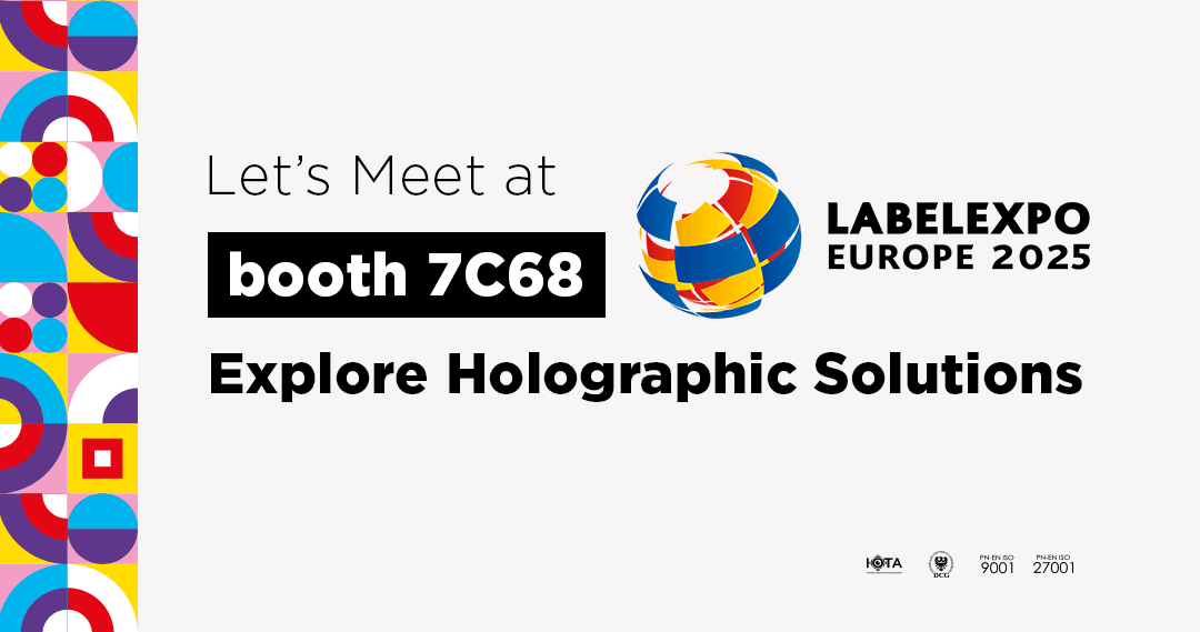 Holografia na Labelexpo Europe 2025 – nowe podejście do etykiet informacyjnych